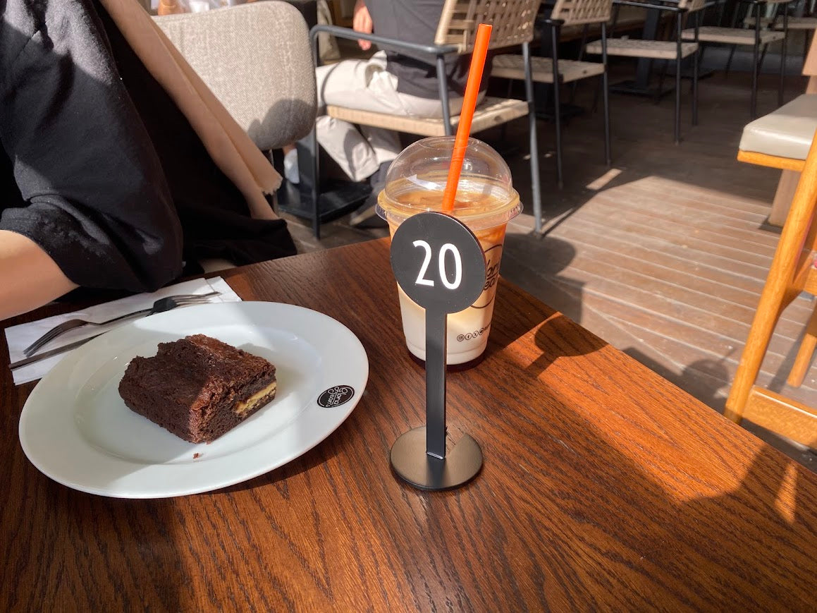 Metal Table Number Stand - Otimsan Shop
