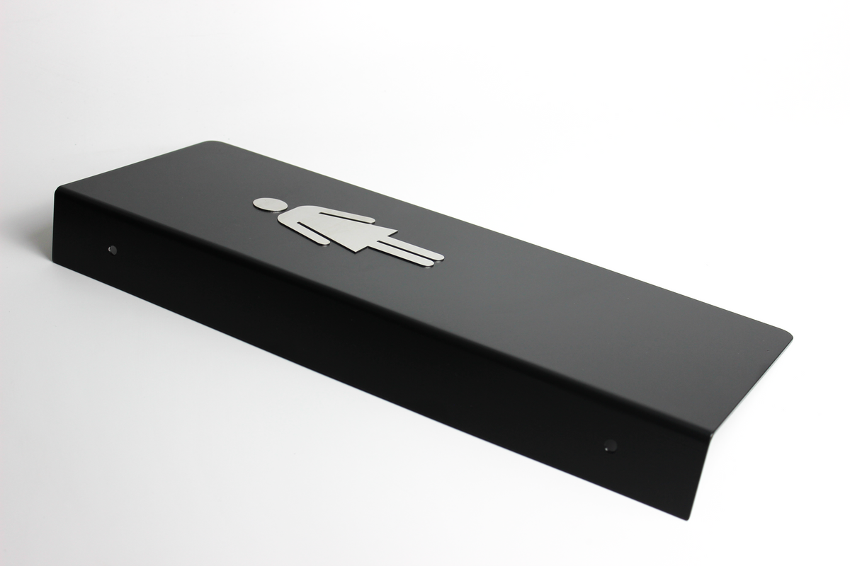 Male & Female WC Sign | Wall-Mounted Sign for Cafés and Restaurants - Otimsan Shop