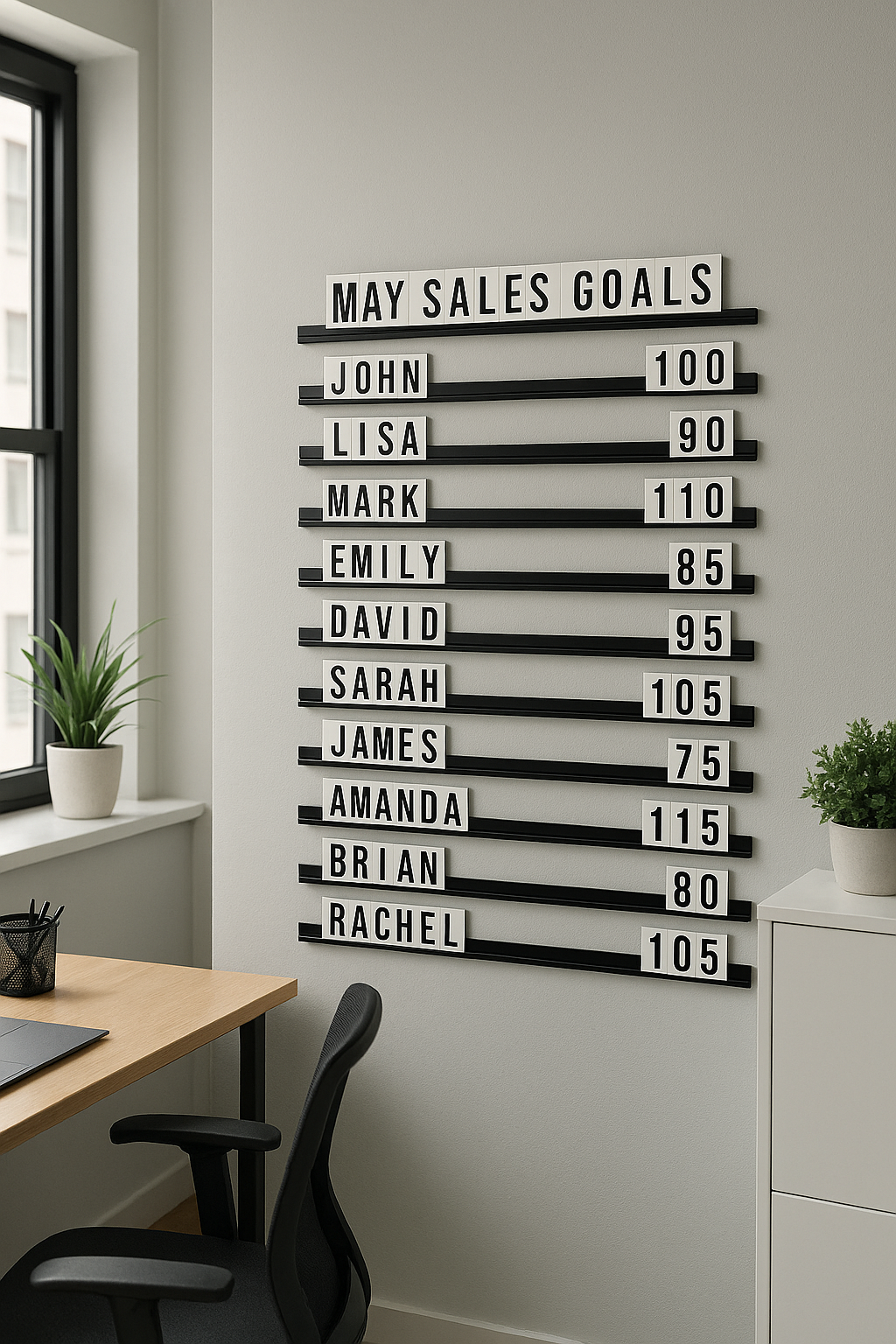 Replaceable Menu and Price Board | Versatile Writing Board for Lists, Announcements and Notes - Otimsan Shop