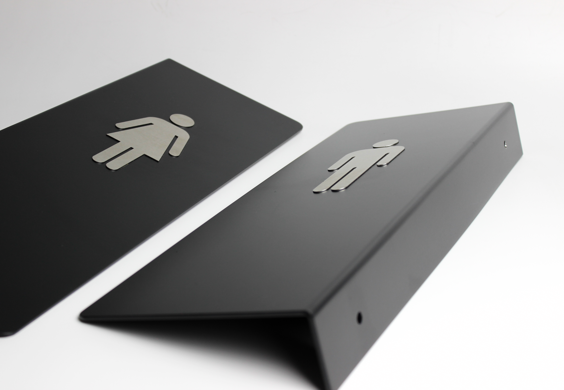 Male & Female WC Sign | Wall-Mounted Sign for Cafés and Restaurants - Otimsan Shop