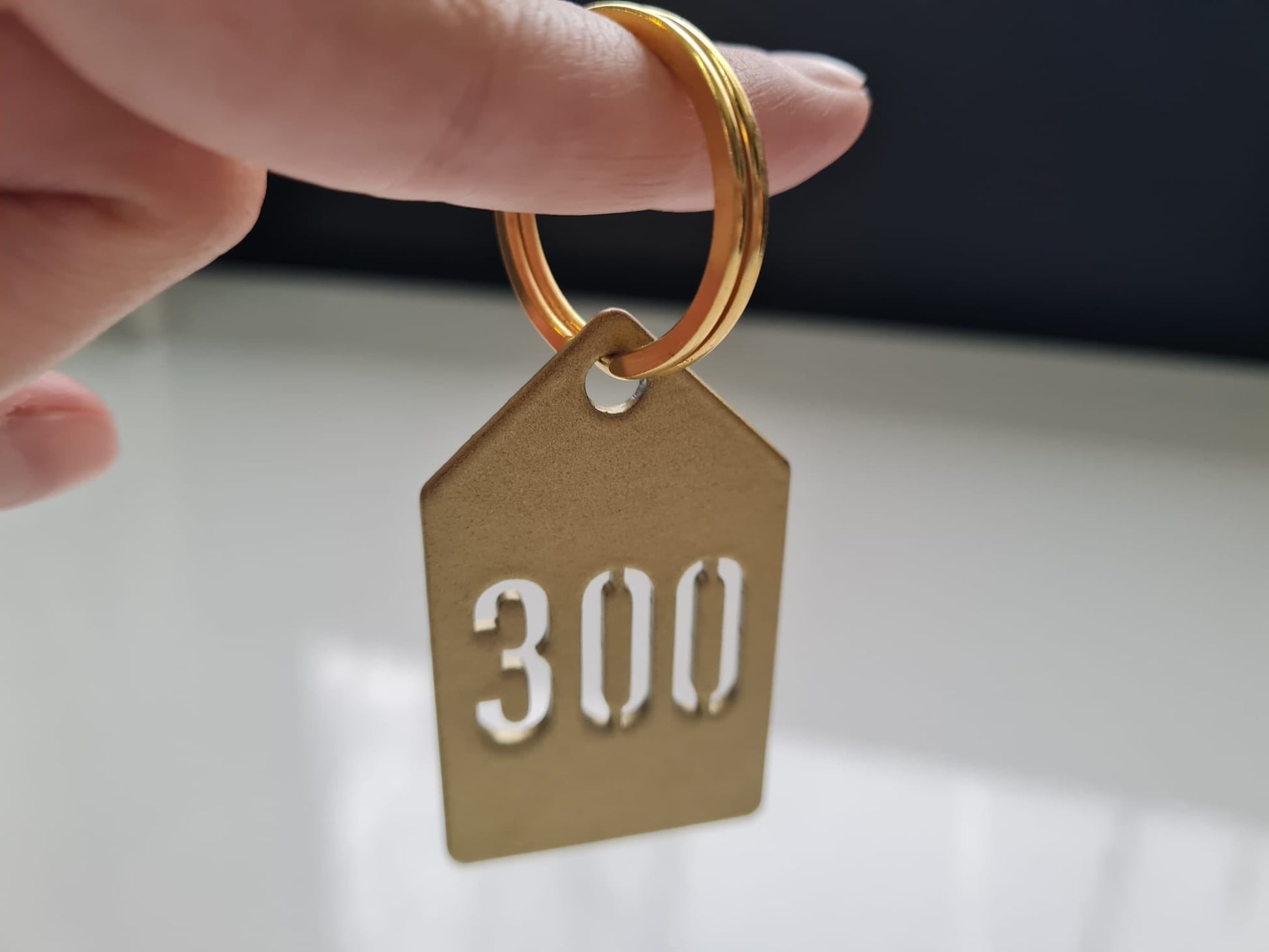 Metal Numbered Keychain | Hotel & Café Cloakroom Tag - Otimsan Shop
