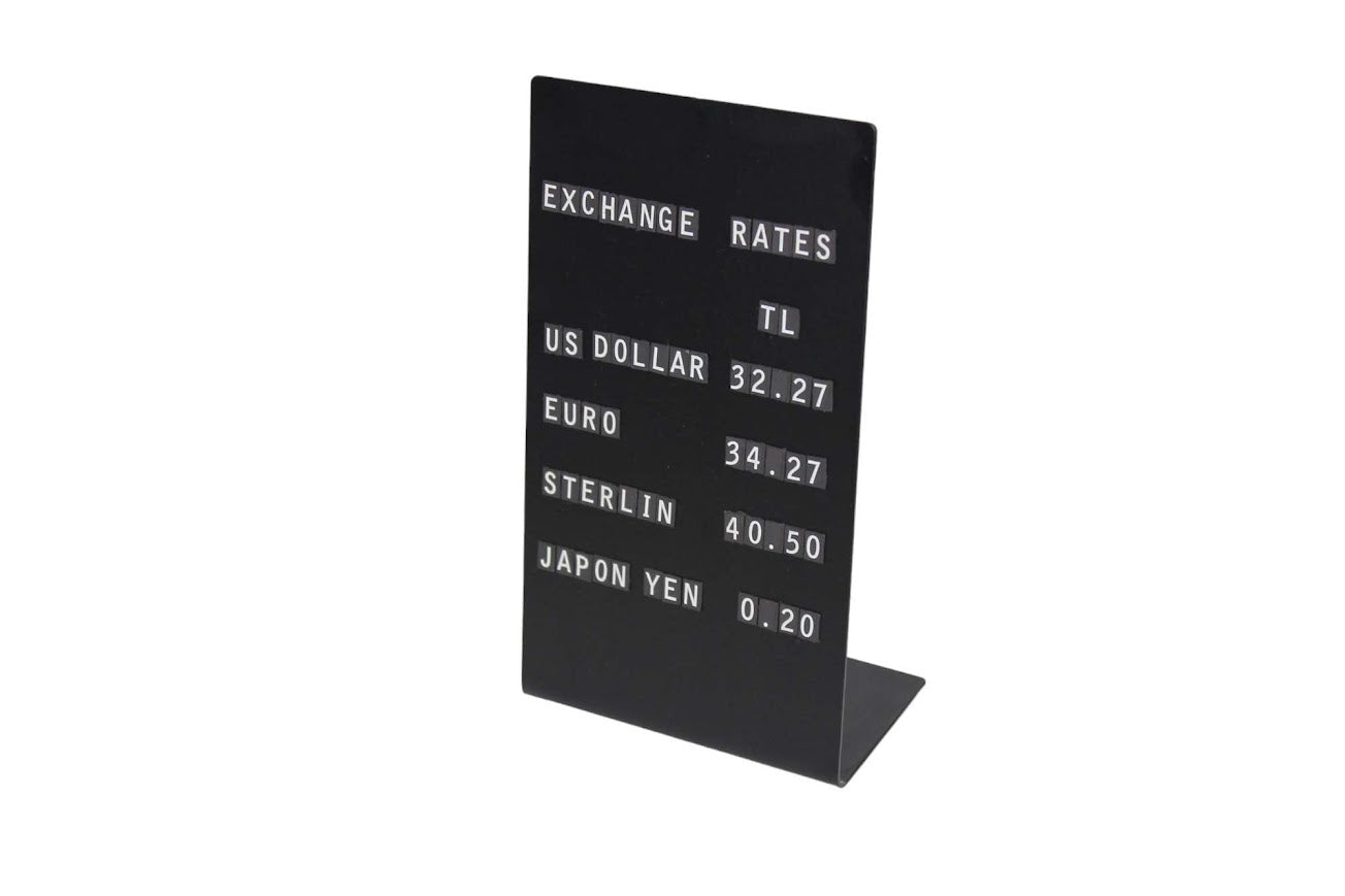 Magnetic Price List Board - Otimsan Shop