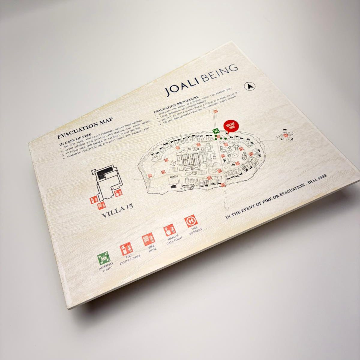 Hotel Room Fire Escape & Evacuation Plan – Regulation-Compliant Emergency Floor Map - Otimsan Shop