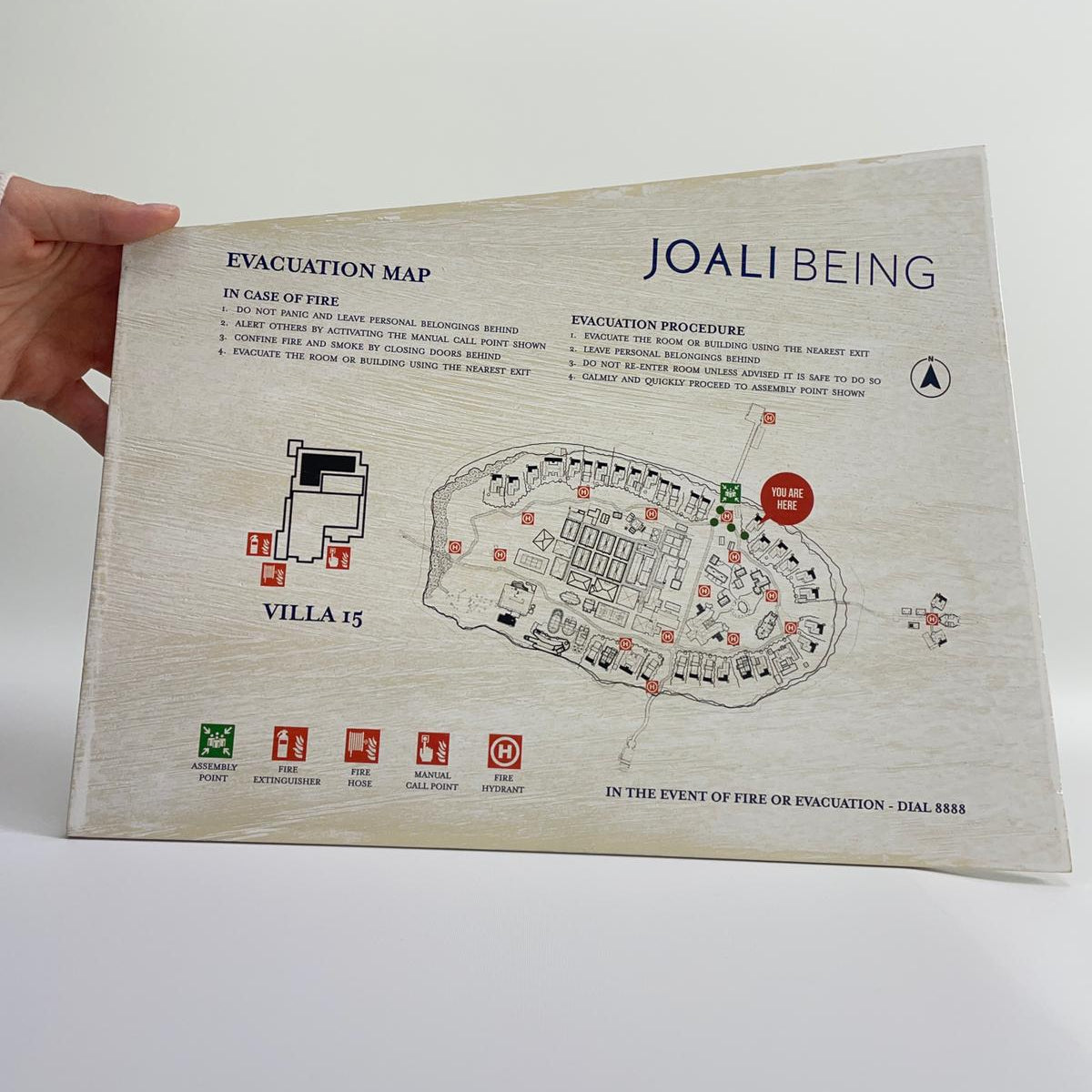 Hotel Room Fire Escape & Evacuation Plan – Regulation-Compliant Emergency Floor Map - Otimsan Shop