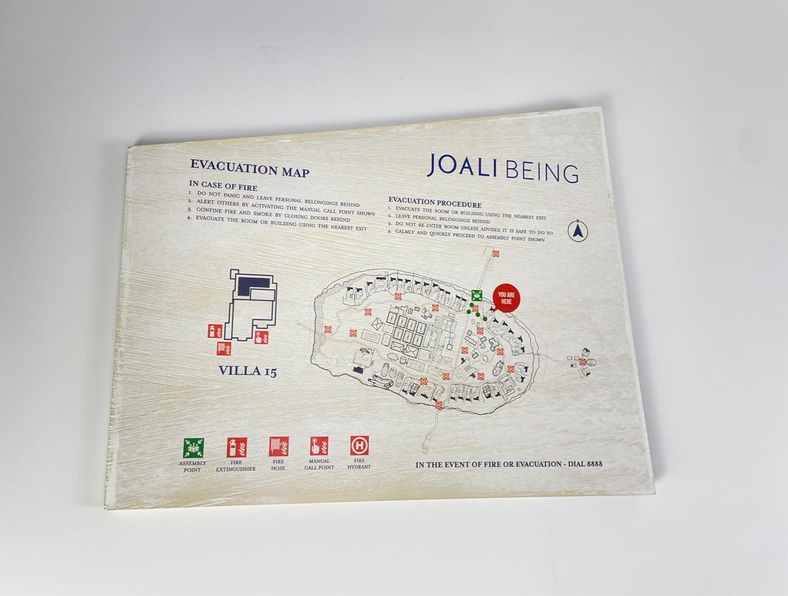 Hotel Room Fire Escape & Evacuation Plan – Regulation-Compliant Emergency Floor Map - Otimsan Shop