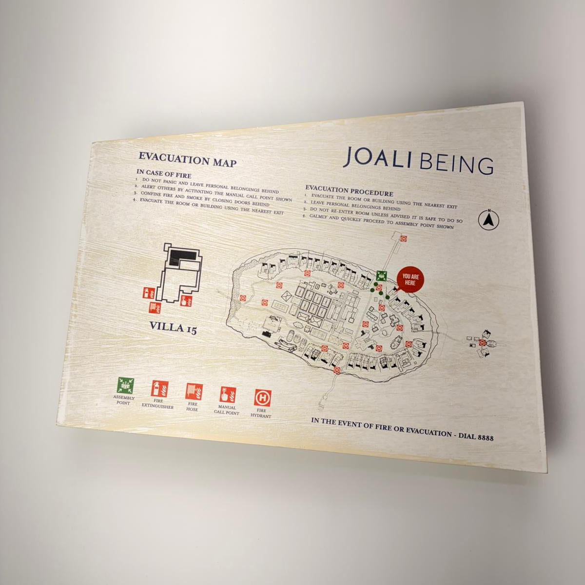 Hotel Room Fire Escape & Evacuation Plan – Regulation-Compliant Emergency Floor Map - Otimsan Shop