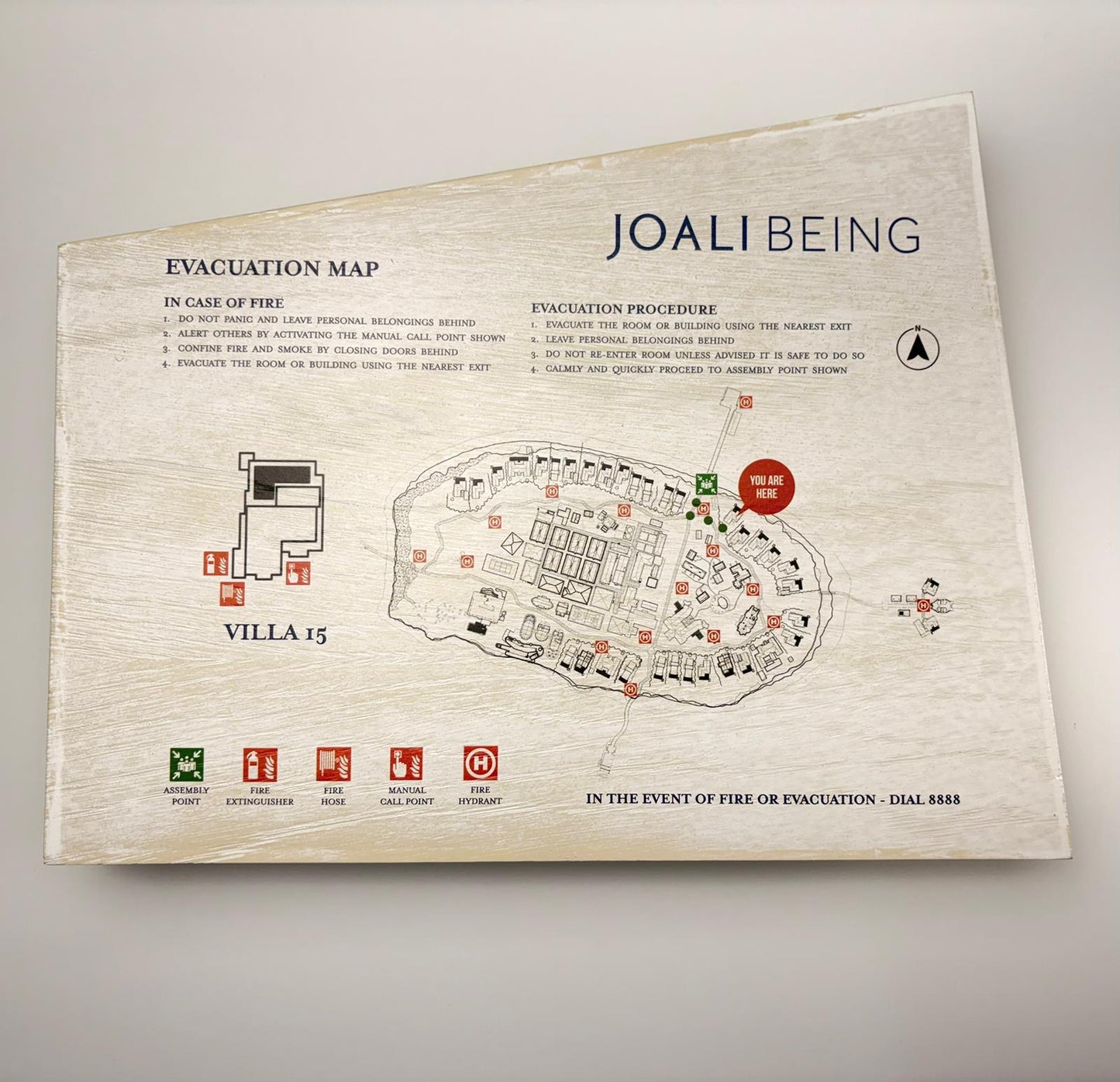 Hotel Room Fire Escape & Evacuation Plan – Regulation-Compliant Emergency Floor Map - Otimsan Shop