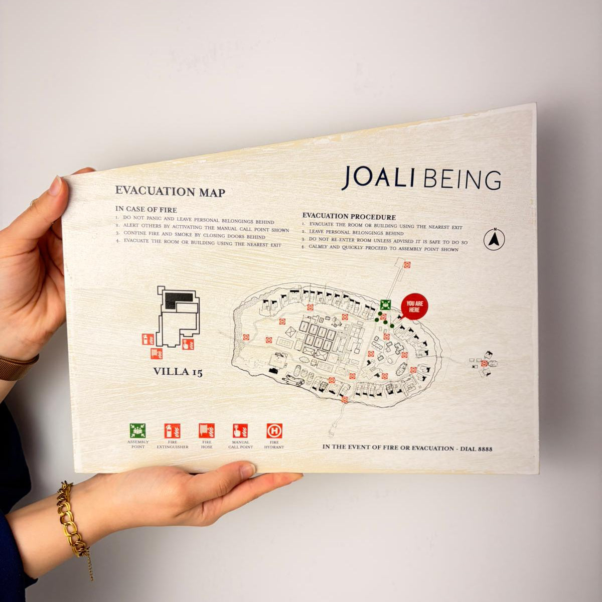 Hotel Room Fire Escape & Evacuation Plan – Regulation-Compliant Emergency Floor Map - Otimsan Shop