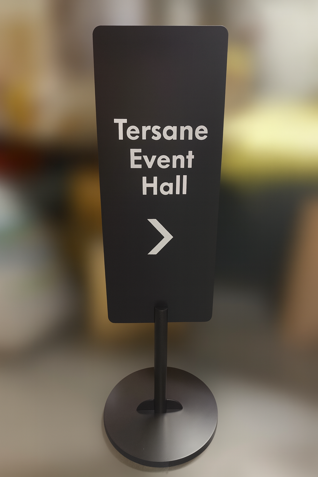 Freestanding Directional Sign | Metal Information Board for Events, Parking Areas, and Entrances - Otimsan Shop