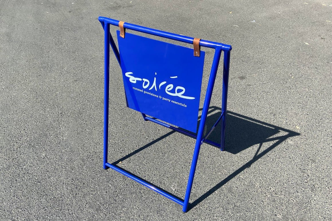 Freestanding Double-Sided Sidewalk Sign | Foldable Store Board with Custom Logo Print - Otimsan Shop