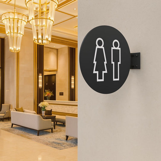 Console WC Direction Sign - Otimsan Shop