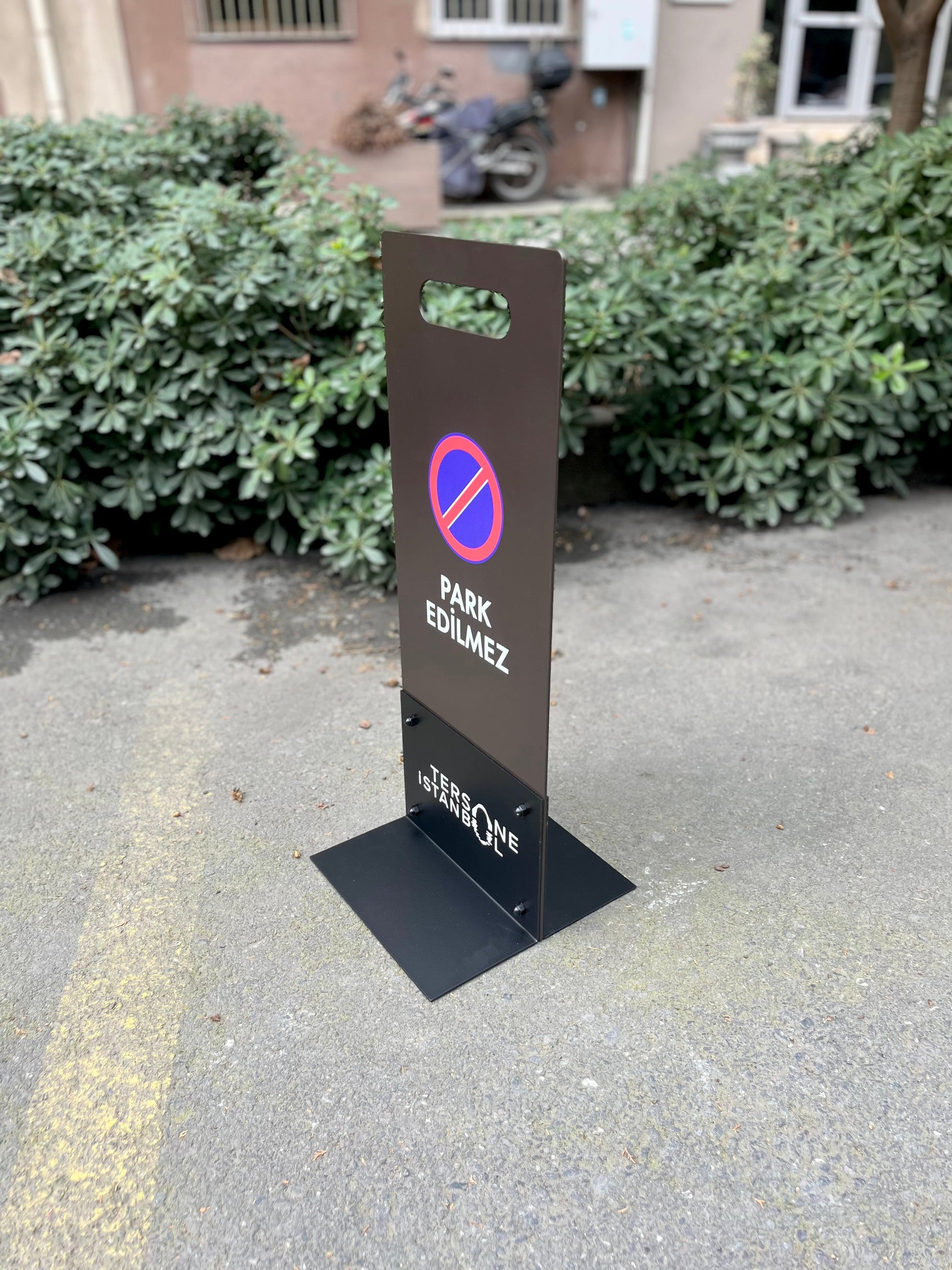 Portable Parking Warning Sign | Metal No Parking Sign - Otimsan Shop