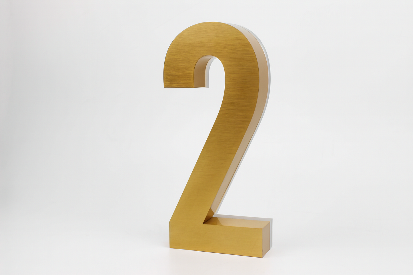Illuminated Door Number | Stainless Steel & LED Lit Number Sign - Otimsan Shop