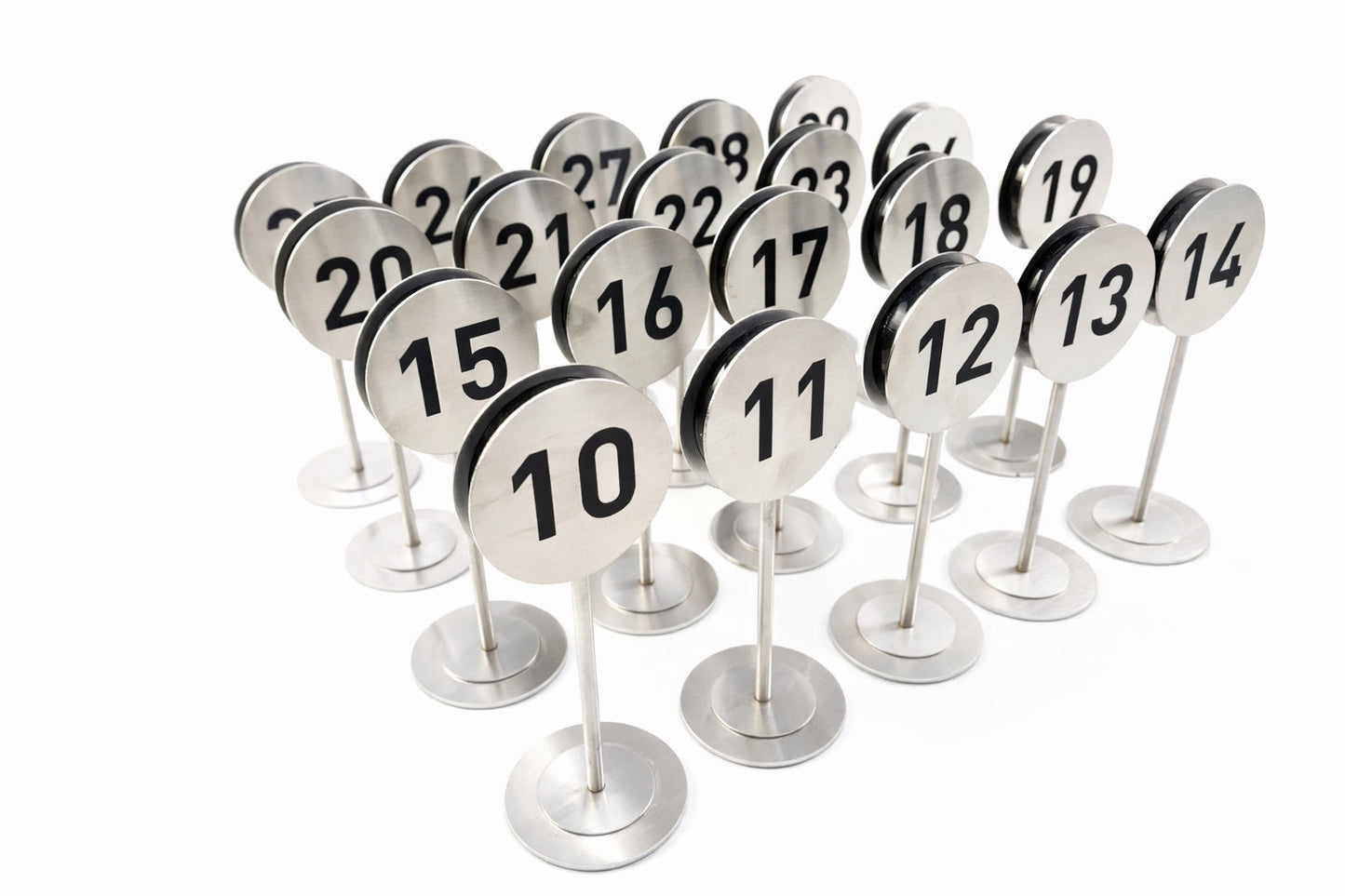 Premium Stainless Steel Table Number Stand | For Cafés, Restaurants & VIP Venues - Otimsan Shop