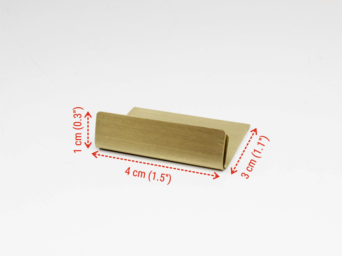 Name Tag & Label Holder – Multi-Purpose Card Stand for Buffet and Presentation Areas | Brass & Silver Color Options - Otimsan Shop