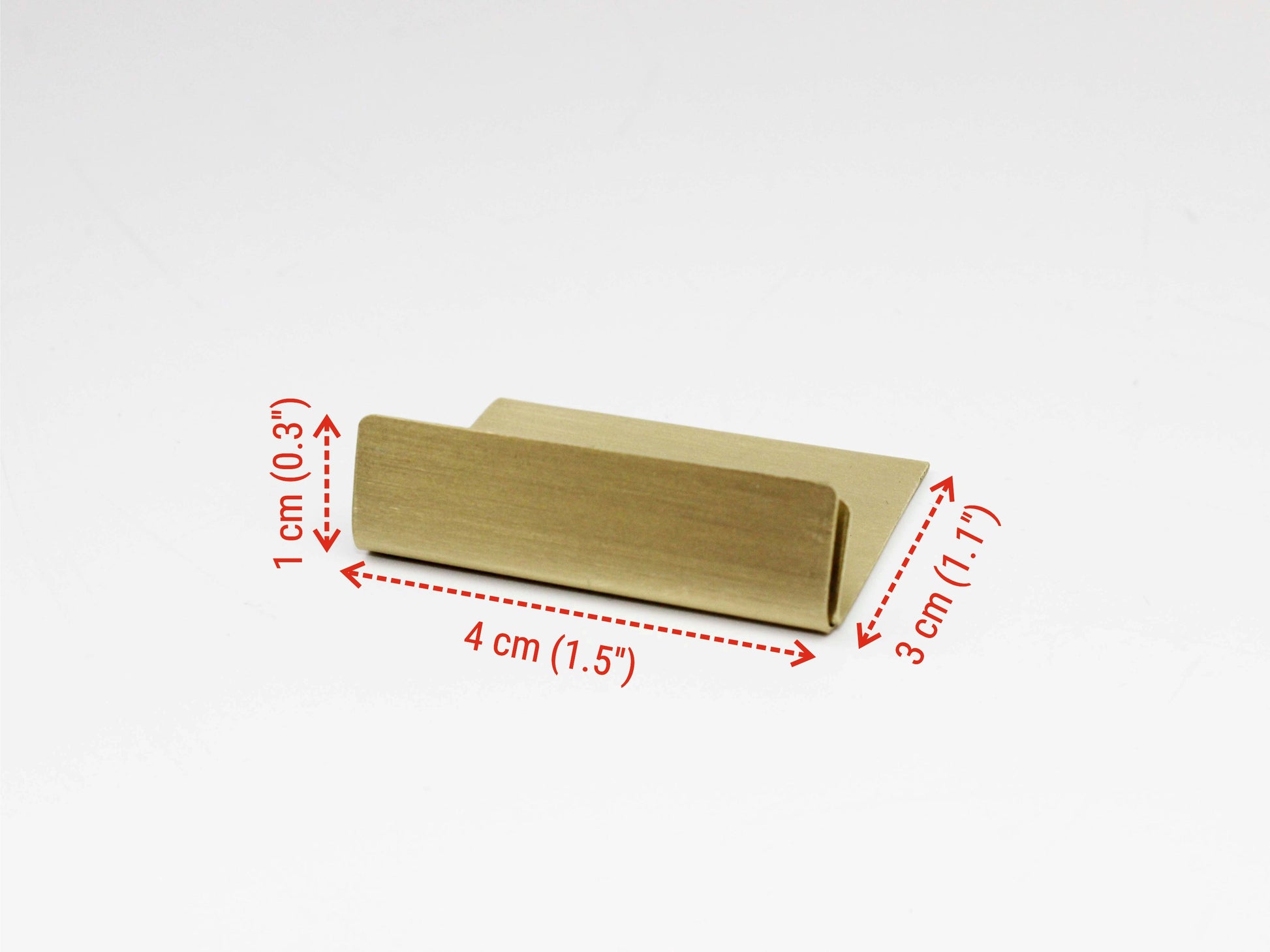 Name Tag & Label Holder – Multi-Purpose Card Stand for Buffet and Presentation Areas | Brass & Silver Color Options - Otimsan Shop