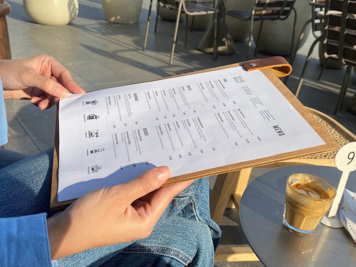 Screw-Mounted Menu Board - Otimsan Shop