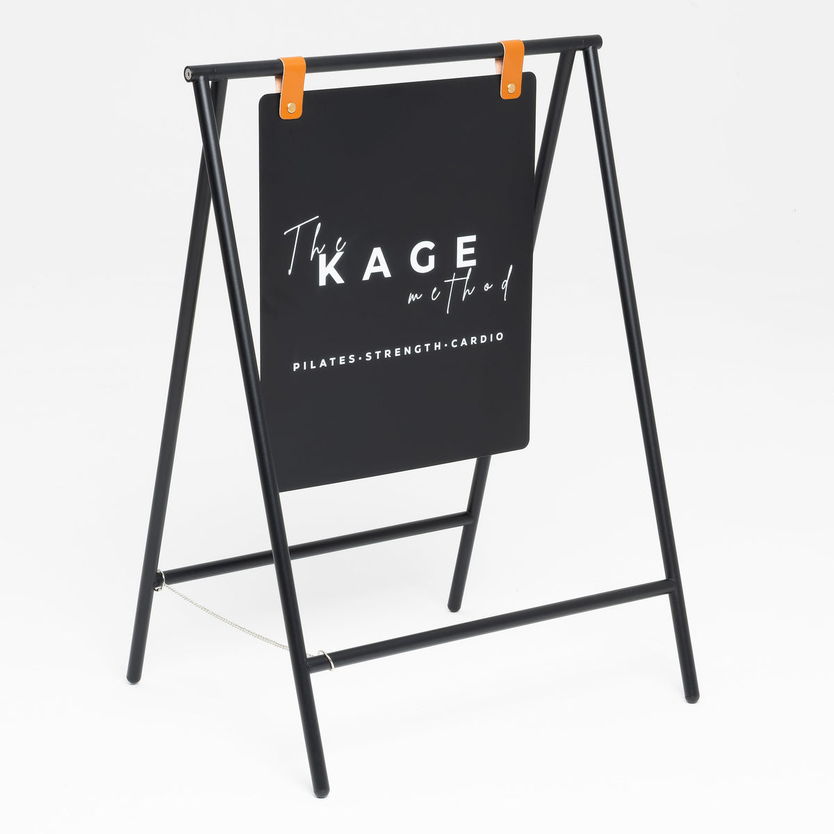 Magnetic A-frame sidewalk sign – printed sidewalk sign side profile