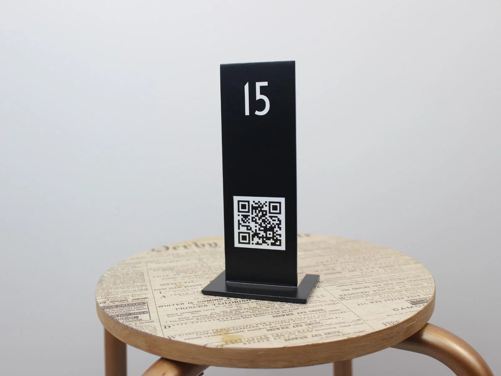 QR Code Menu Stand | Double-Sided Tabletop Menu Solution for Restaurants & Cafés - Otimsan Shop