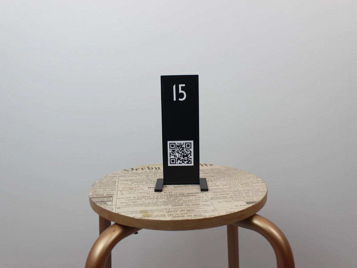 QR Code Menu Stand | Double-Sided Tabletop Menu Solution for Restaurants & Cafés - Otimsan Shop