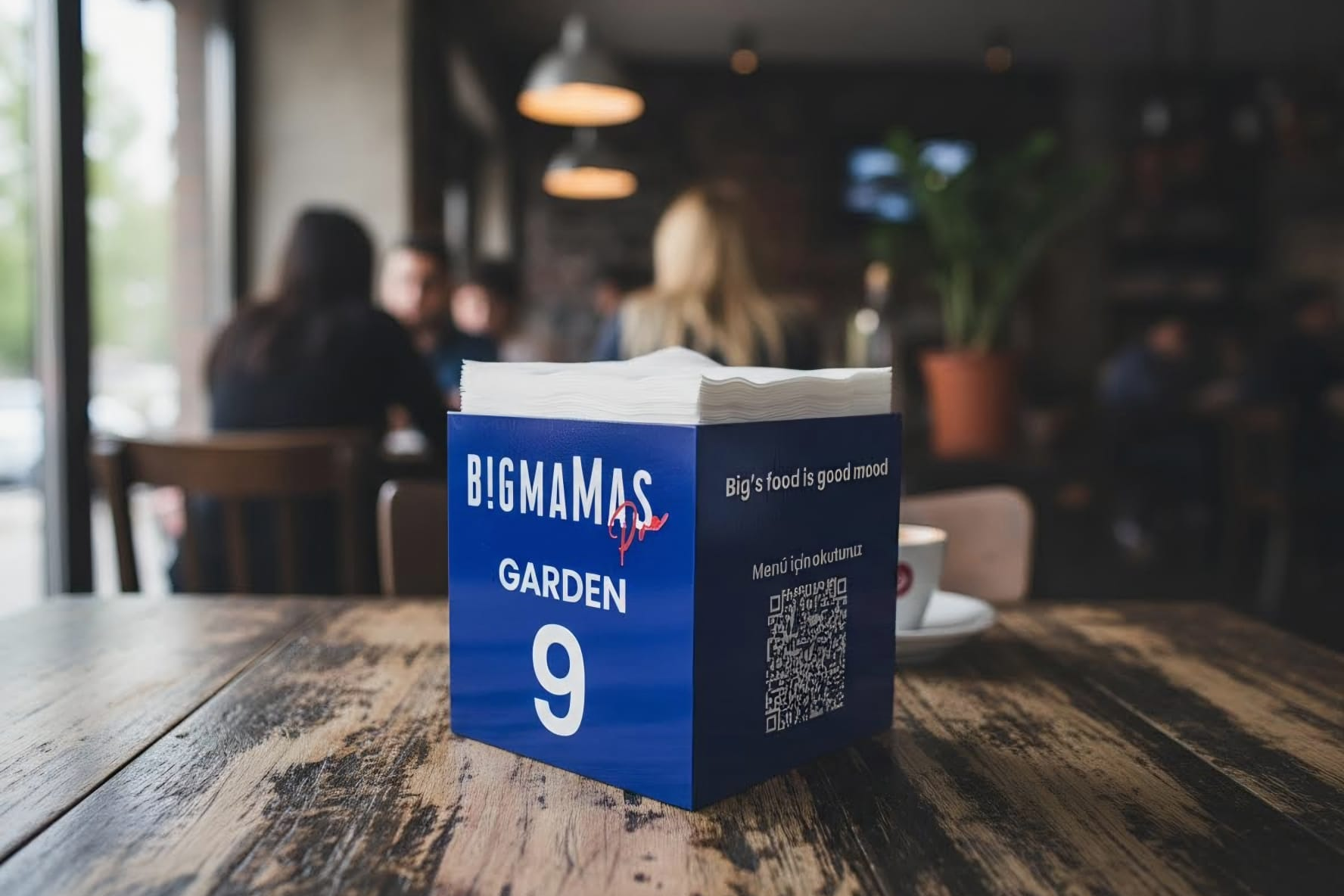 QR Code Box | Tabletop Organizer for Restaurants and Cafés - Otimsan Shop