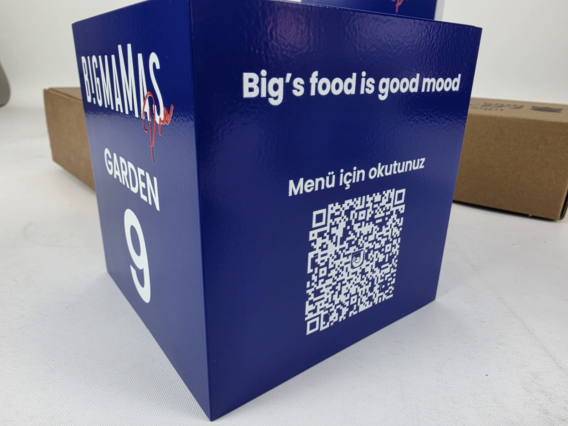 QR Code Box | Tabletop Organizer for Restaurants and Cafés - Otimsan Shop