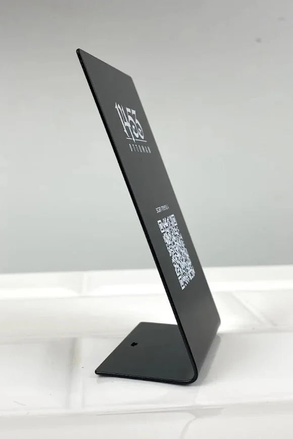 QR Code Menu Stand | QR Code Solution for Restaurant, Café and Hotel Tables - Otimsan Shop