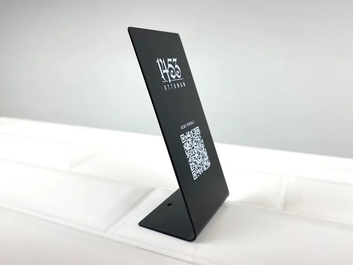 QR Code Menu Stand | QR Code Solution for Restaurant, Café and Hotel Tables - Otimsan Shop