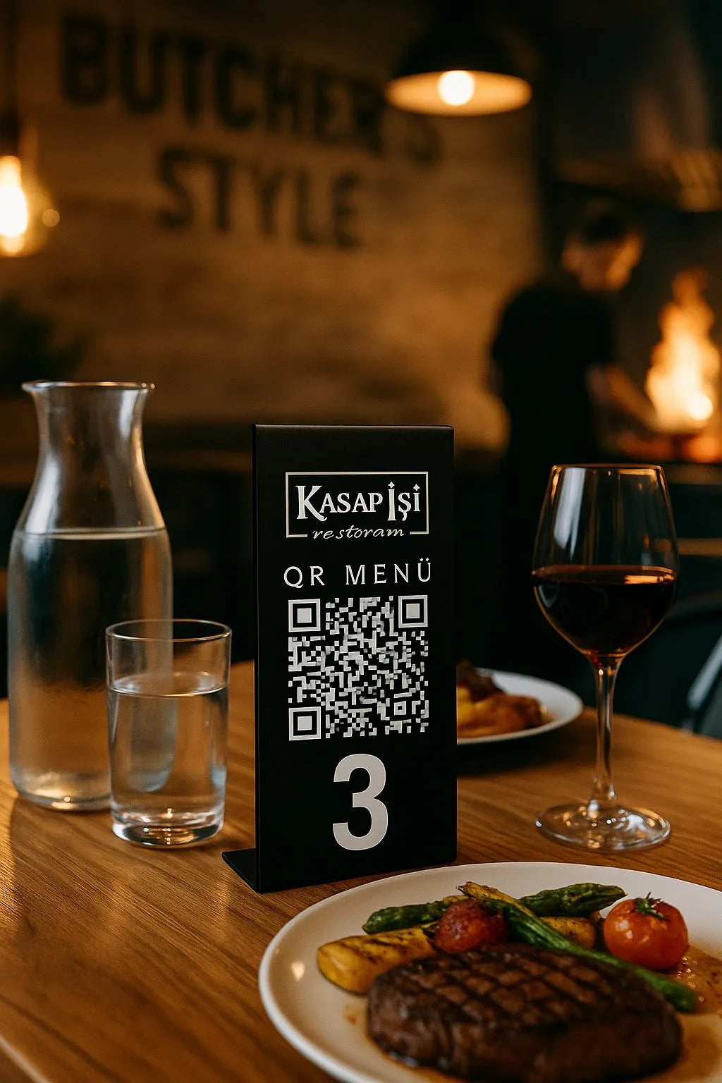 QR Code Menu Stand | QR Code Solution for Restaurant, Café and Hotel Tables - Otimsan Shop