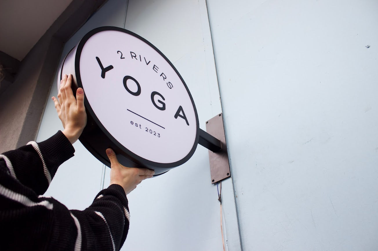 Double-Sided Durable Illuminated Store Sign | Custom Logo Printed - Otimsan Shop