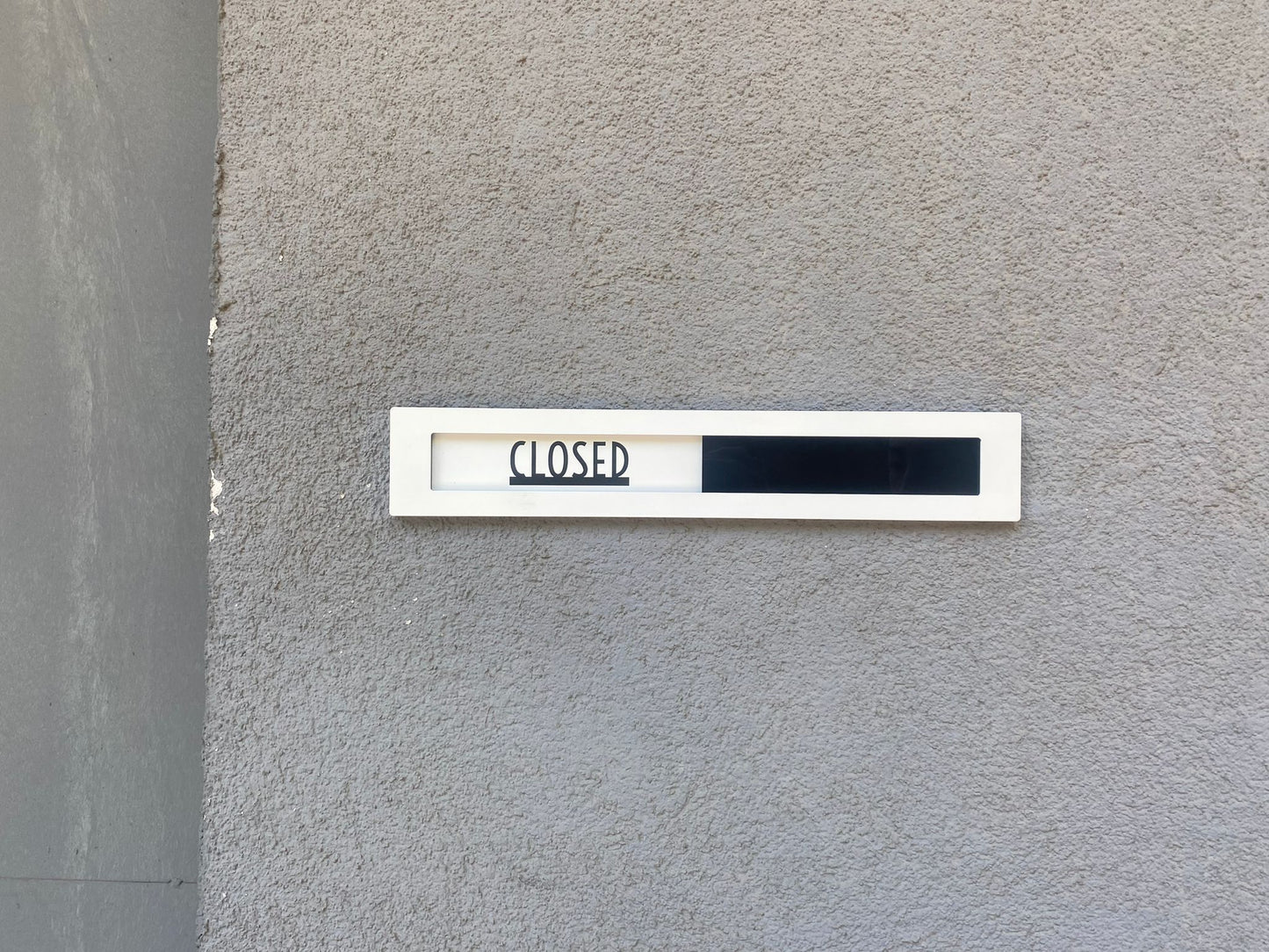 Open/Closed Sign | Sliding Door Sign for Businesses - Otimsan Shop