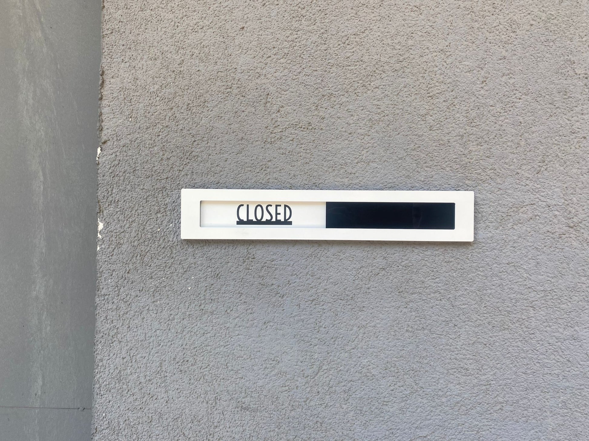 Open/Closed Sign | Sliding Door Sign for Businesses - Otimsan Shop