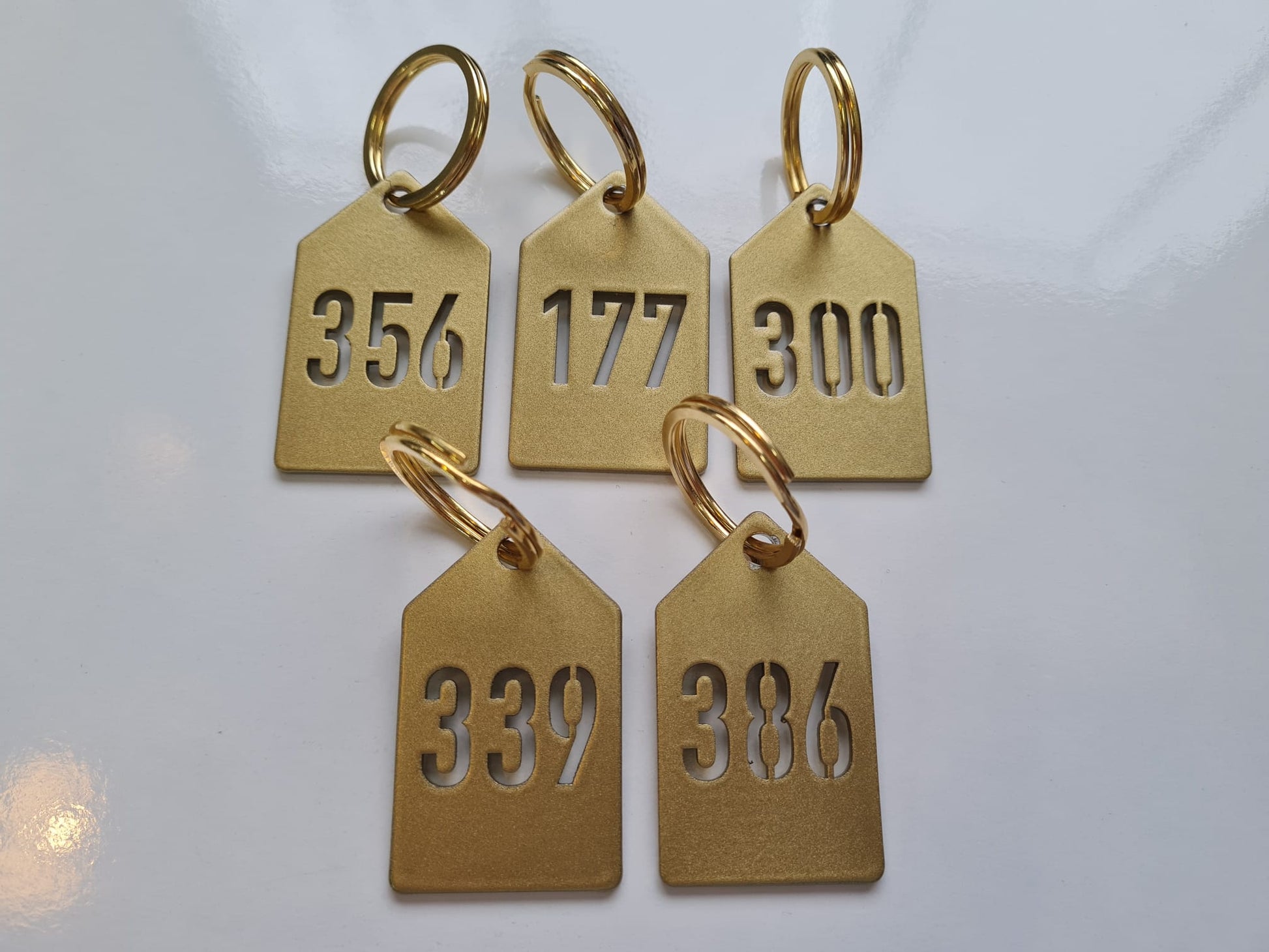 Metal Numbered Keychain | Hotel & Café Cloakroom Tag - Otimsan Shop