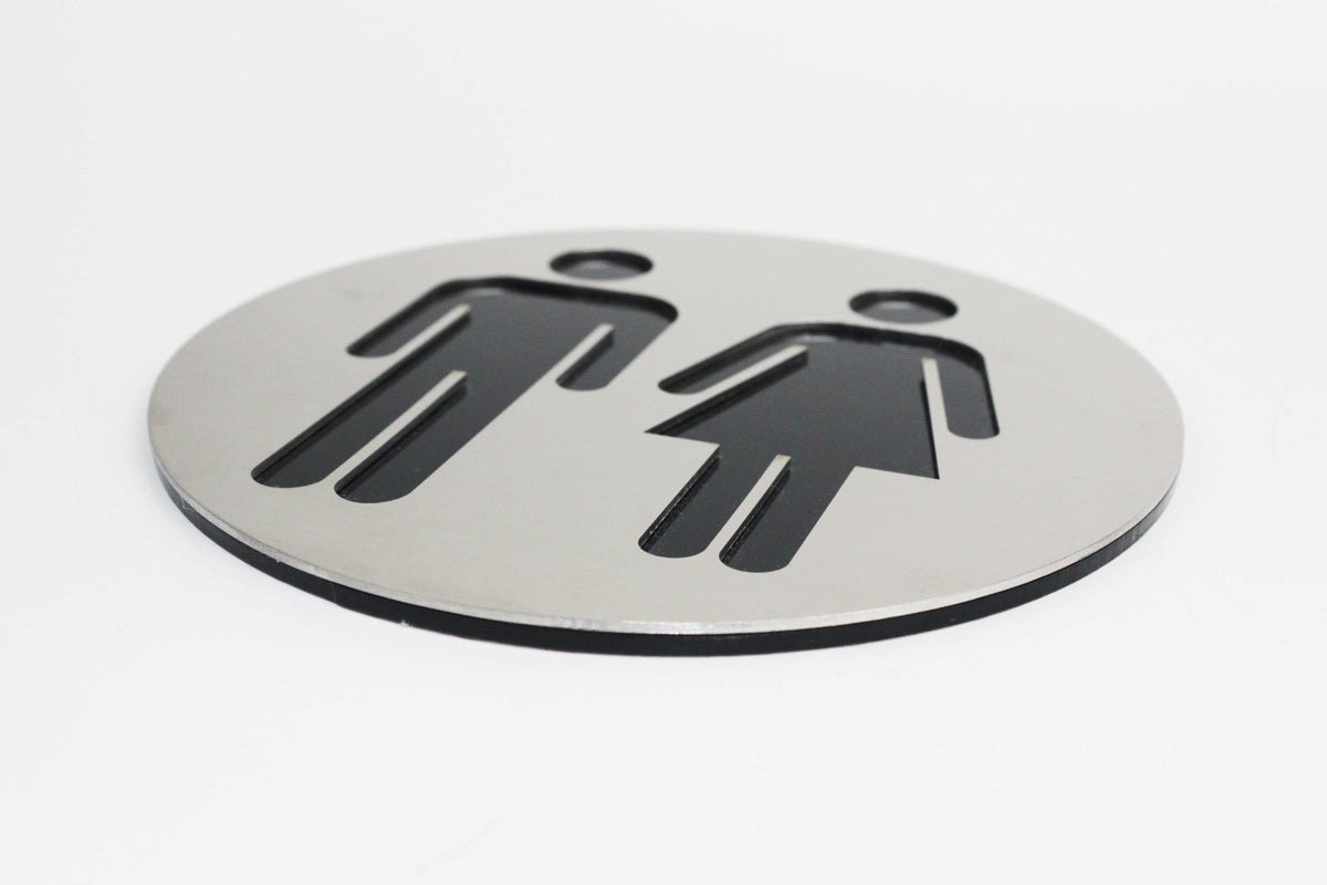 Steel Restroom Signs - Otimsan Shop
