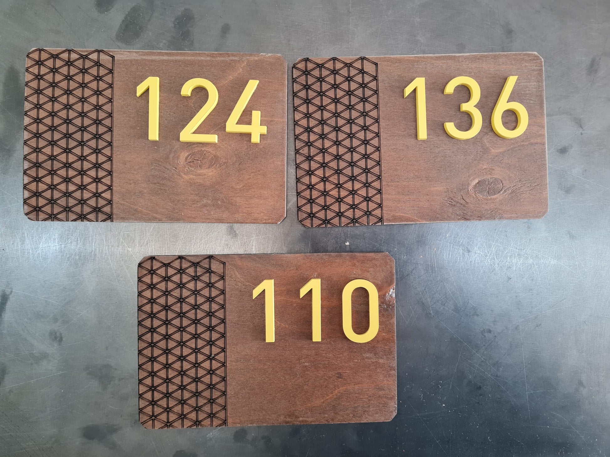 Embossed Wooden Room Number – For Hotels, Apartments, Hostels & Guesthouses - Otimsan Shop
