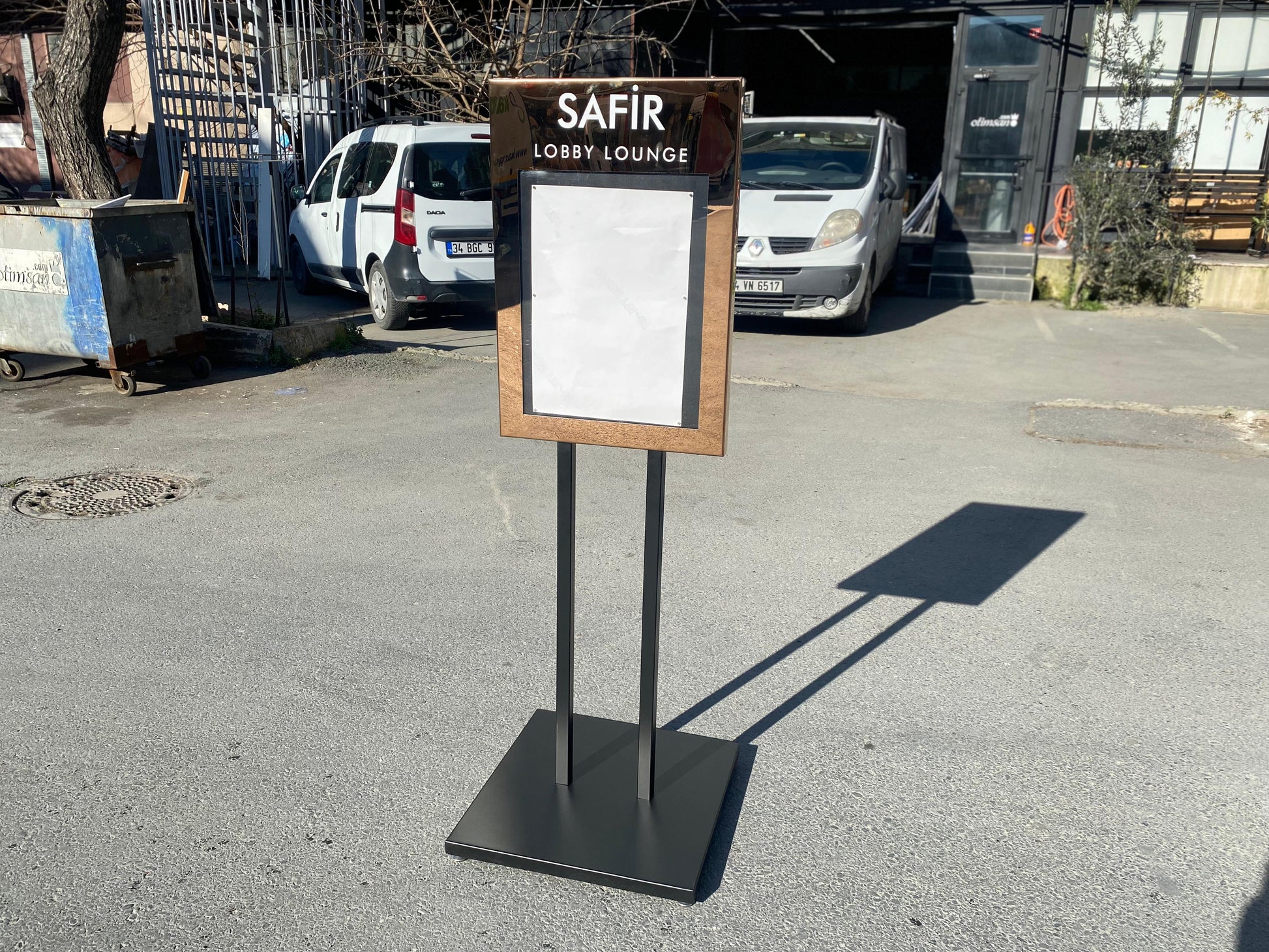 Freestanding Menu - Otimsan Shop