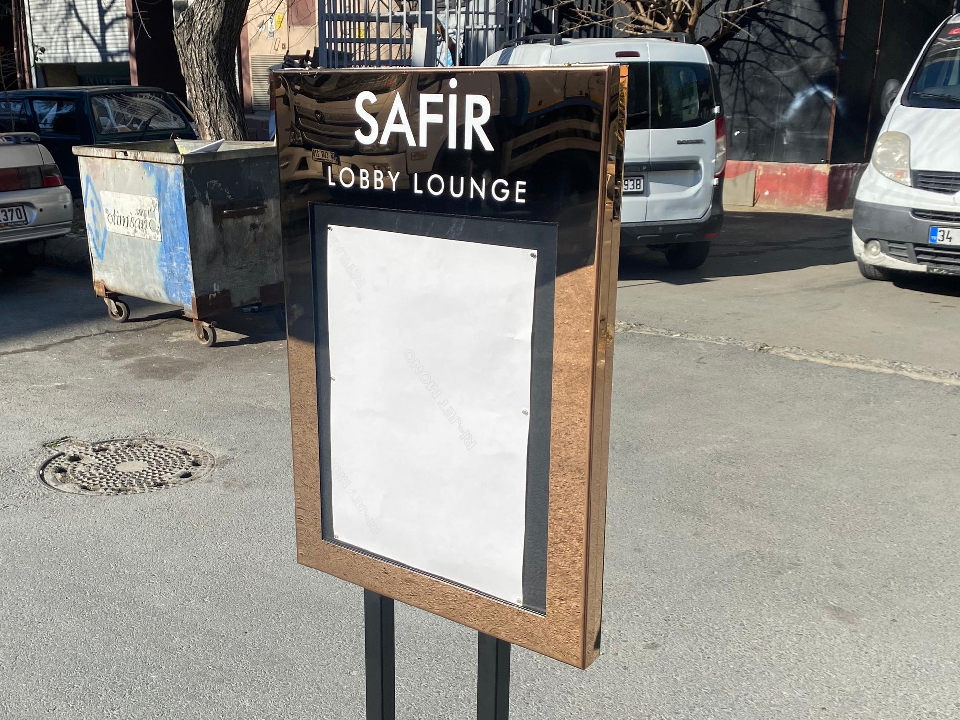 Freestanding Menu - Otimsan Shop