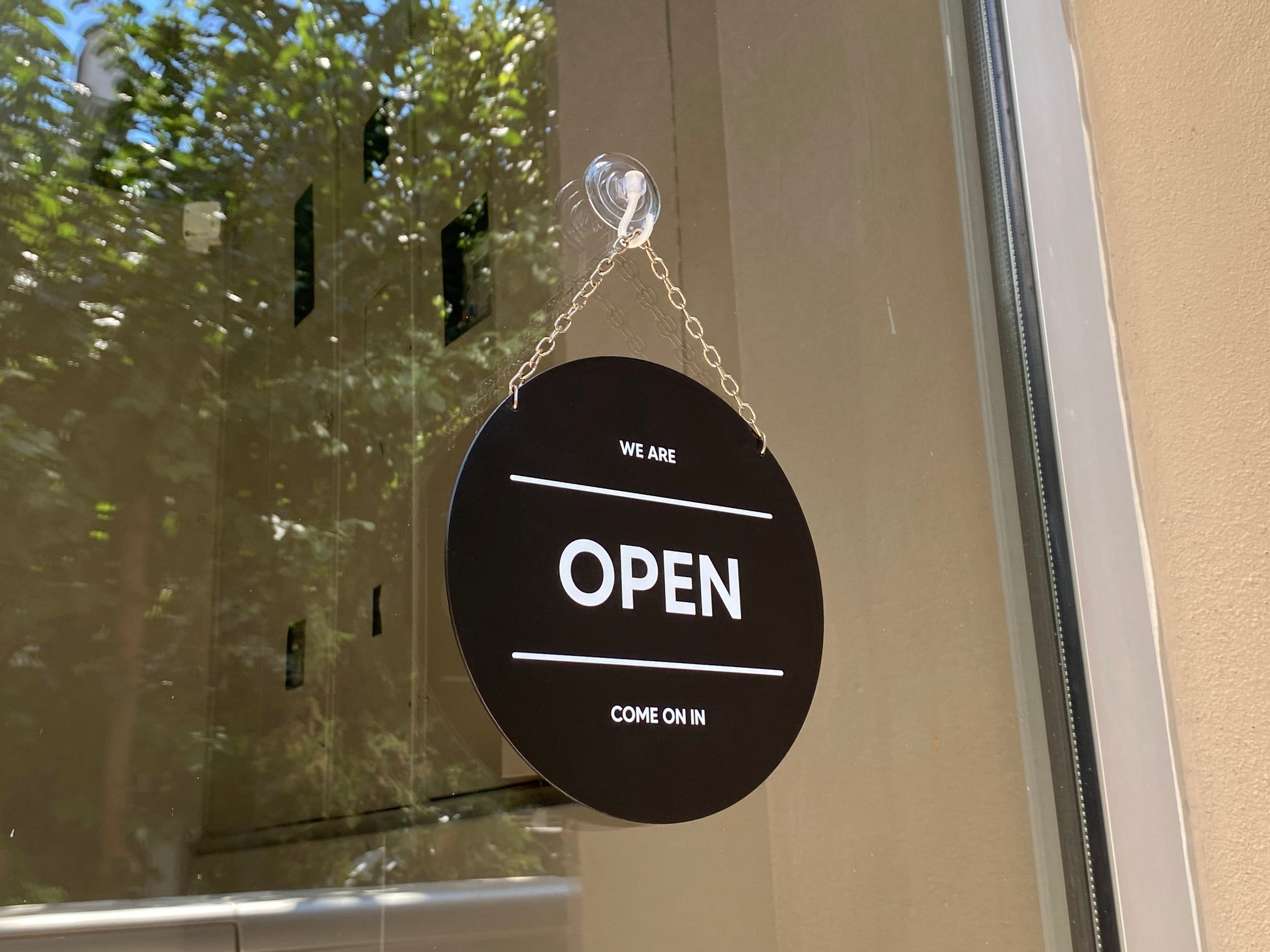 Open/Closed Sign | Custom Hanging Door Sign - Otimsan Shop