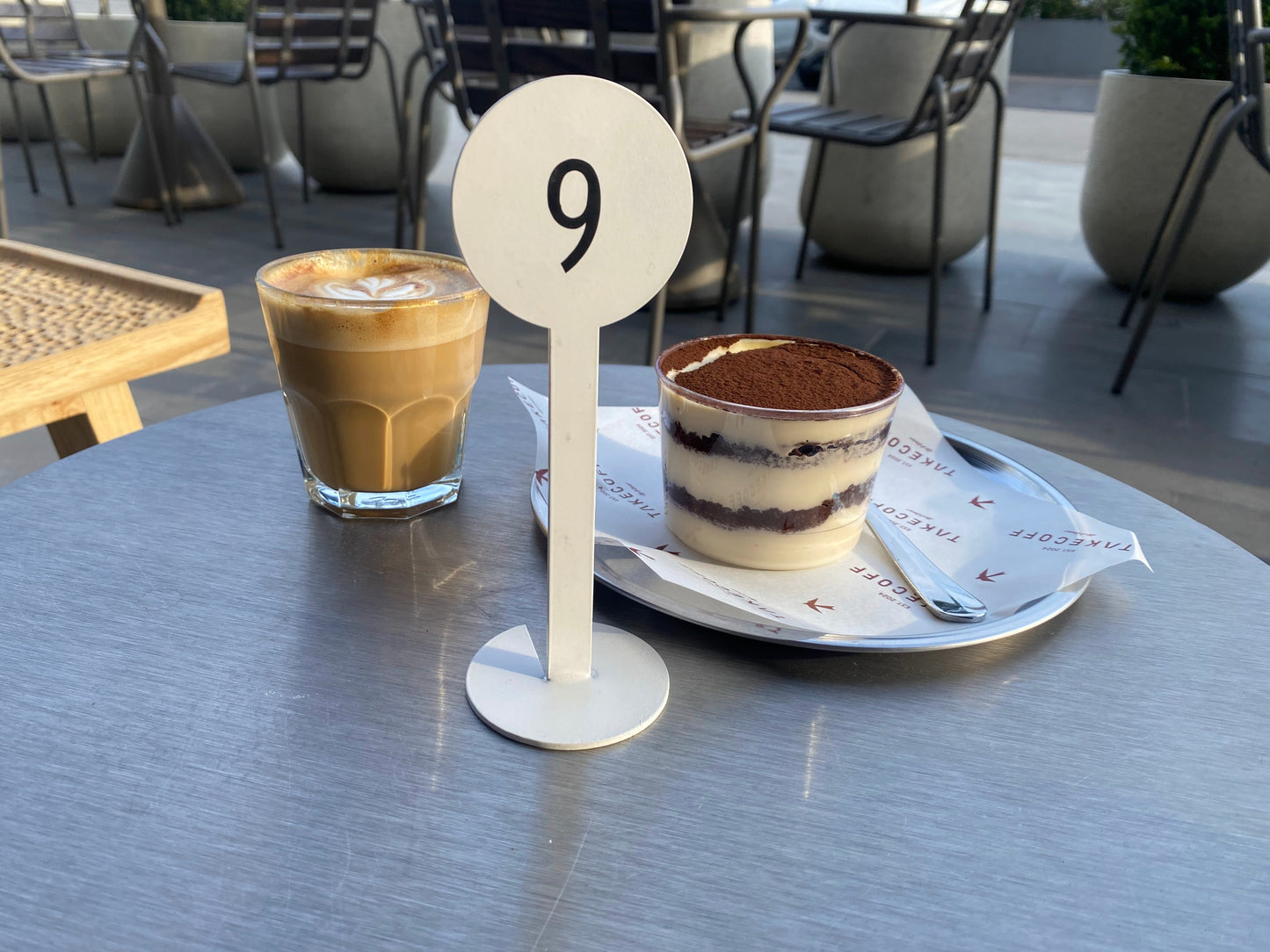 Metal Table Number Stand - Otimsan Shop