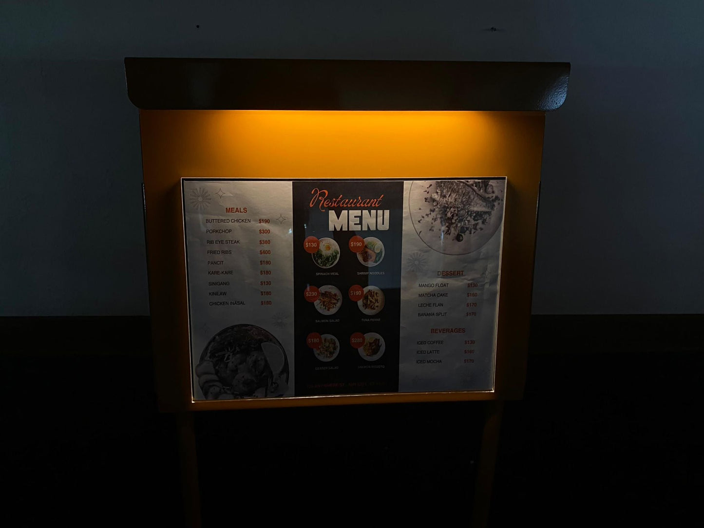 Rechargeable Menu Board - Otimsan Shop