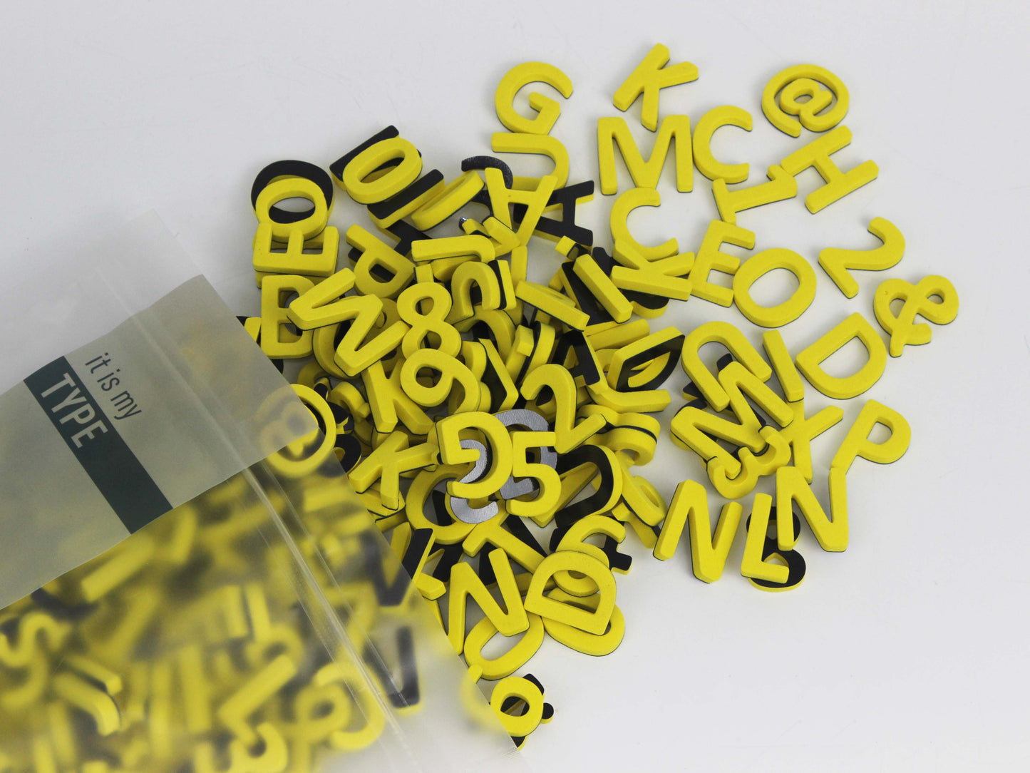 Magnetic Letter, Number & Symbol Set – Changeable Message Pack Compatible with Metal Surfaces - Otimsan Shop