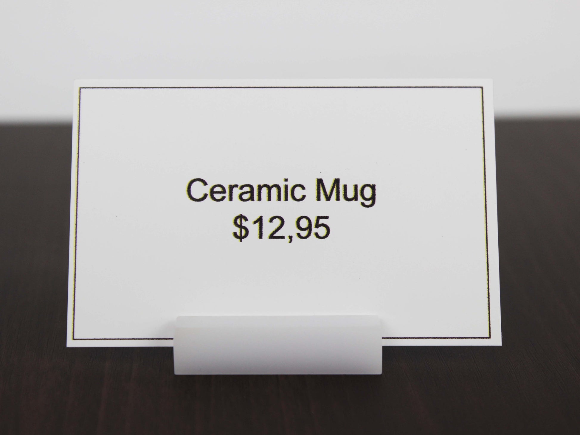 Acrylic Card Holder Stand | Invitation Table Name Sign, Product Display & Price Tag Holder - Otimsan Shop