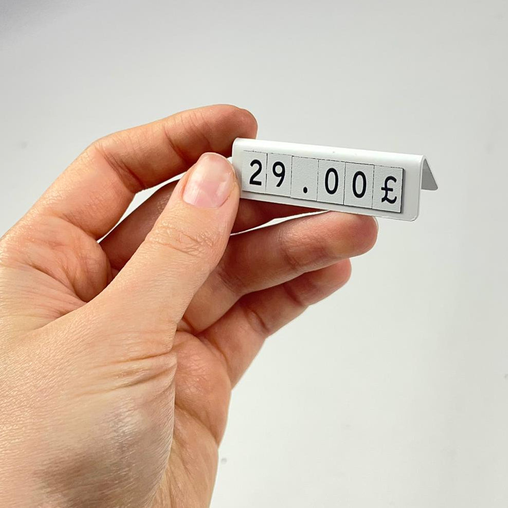 Magnetic Price Tag Set | 20-Piece Price Display Stand for Stores & Showcases - Otimsan Shop