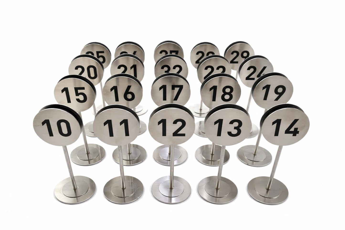 Premium Stainless Steel Table Number Stand | For Cafés, Restaurants & VIP Venues - Otimsan Shop