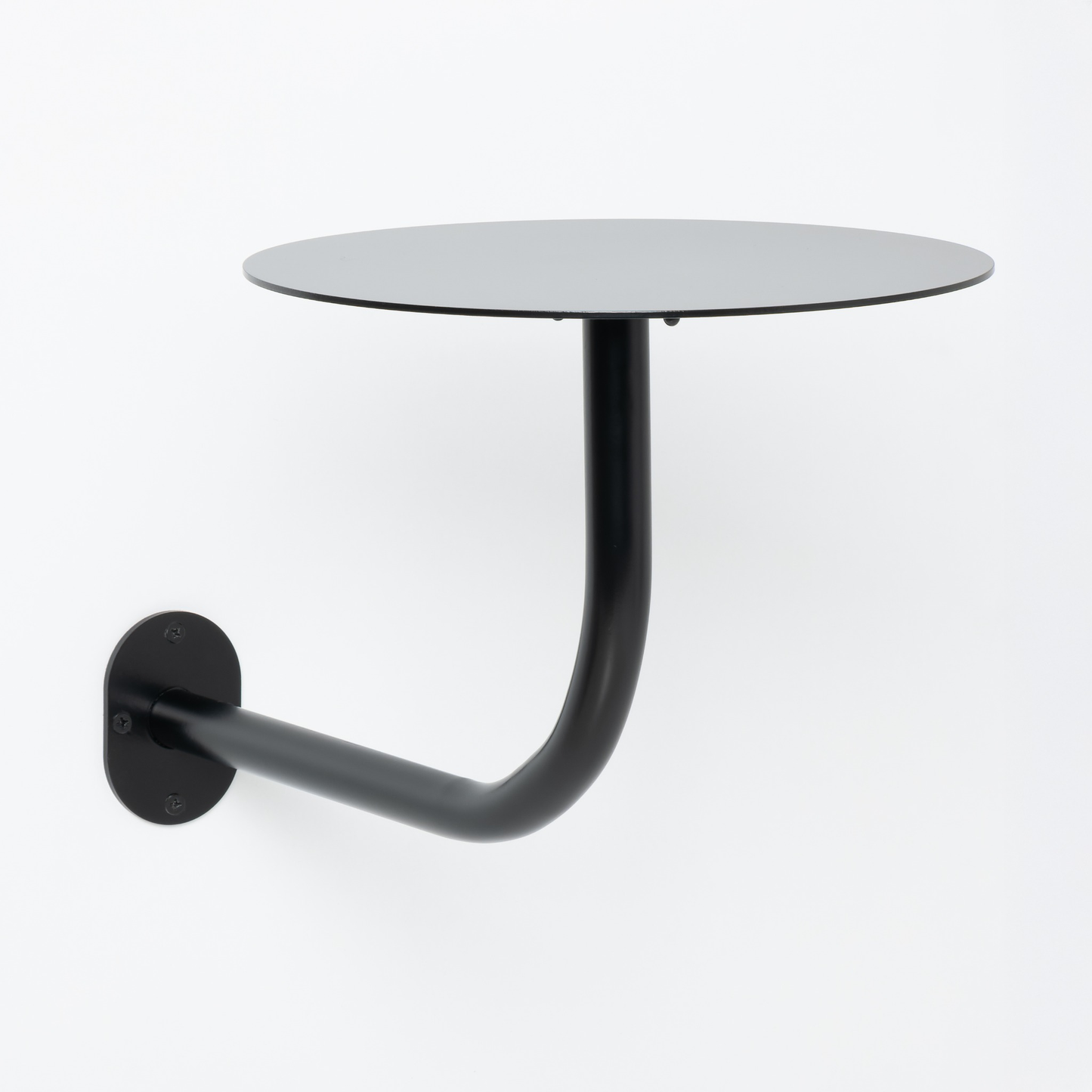 Wall-Mounted Café Bistro Table | L-Shaped Easy Installation Metal Frame - Otimsan Shop