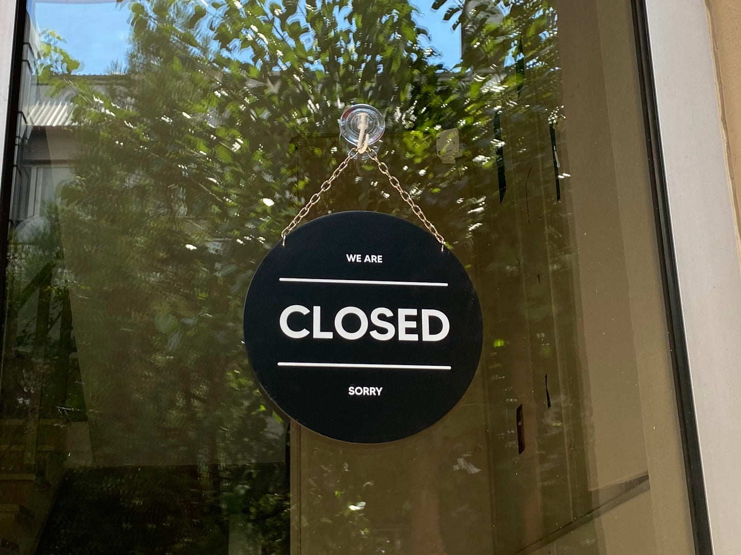Open/Closed Sign | Custom Hanging Door Sign - Otimsan Shop