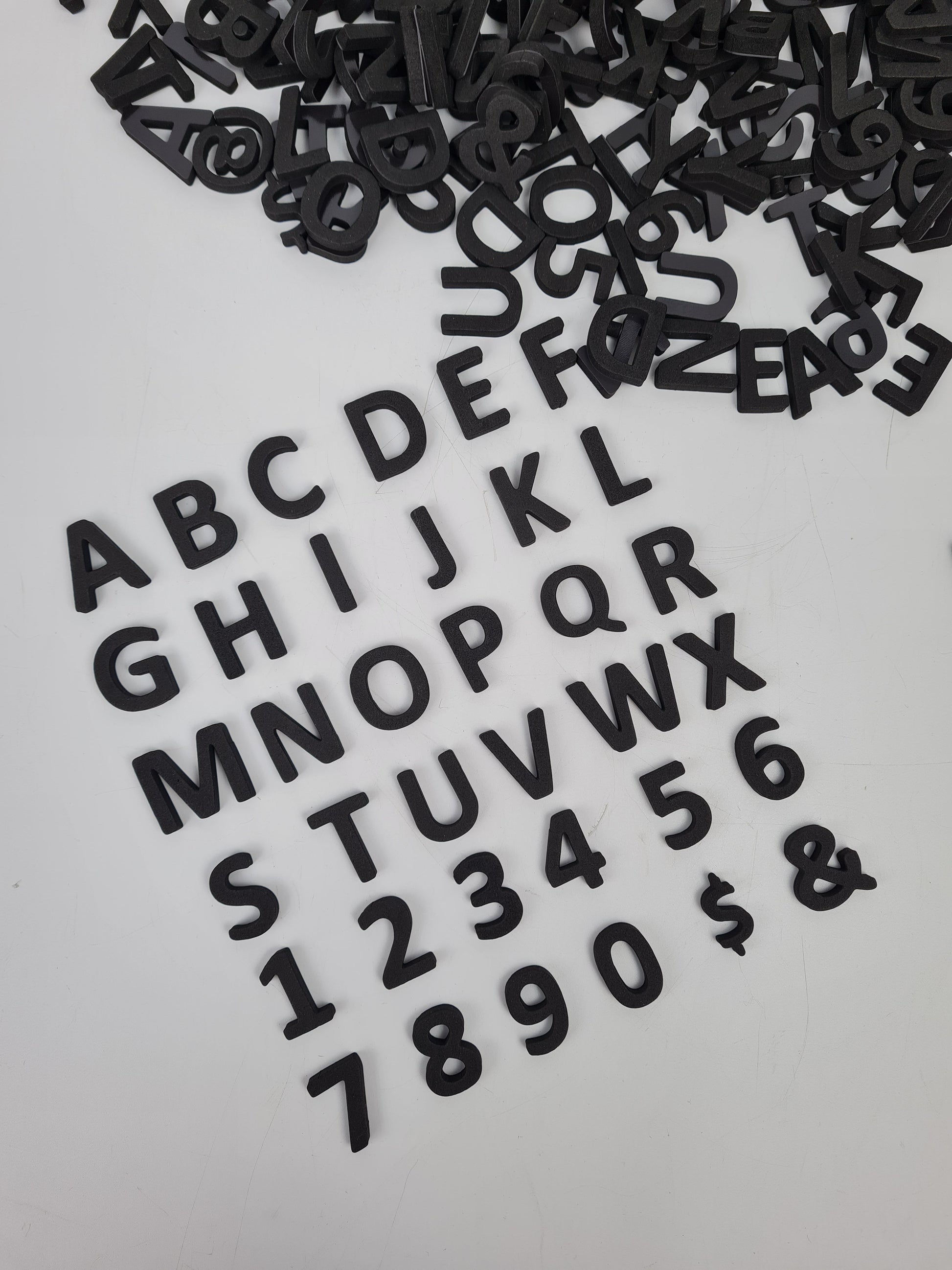 Magnetic Letter, Number & Symbol Set – Changeable Message Pack Compatible with Metal Surfaces - Otimsan Shop