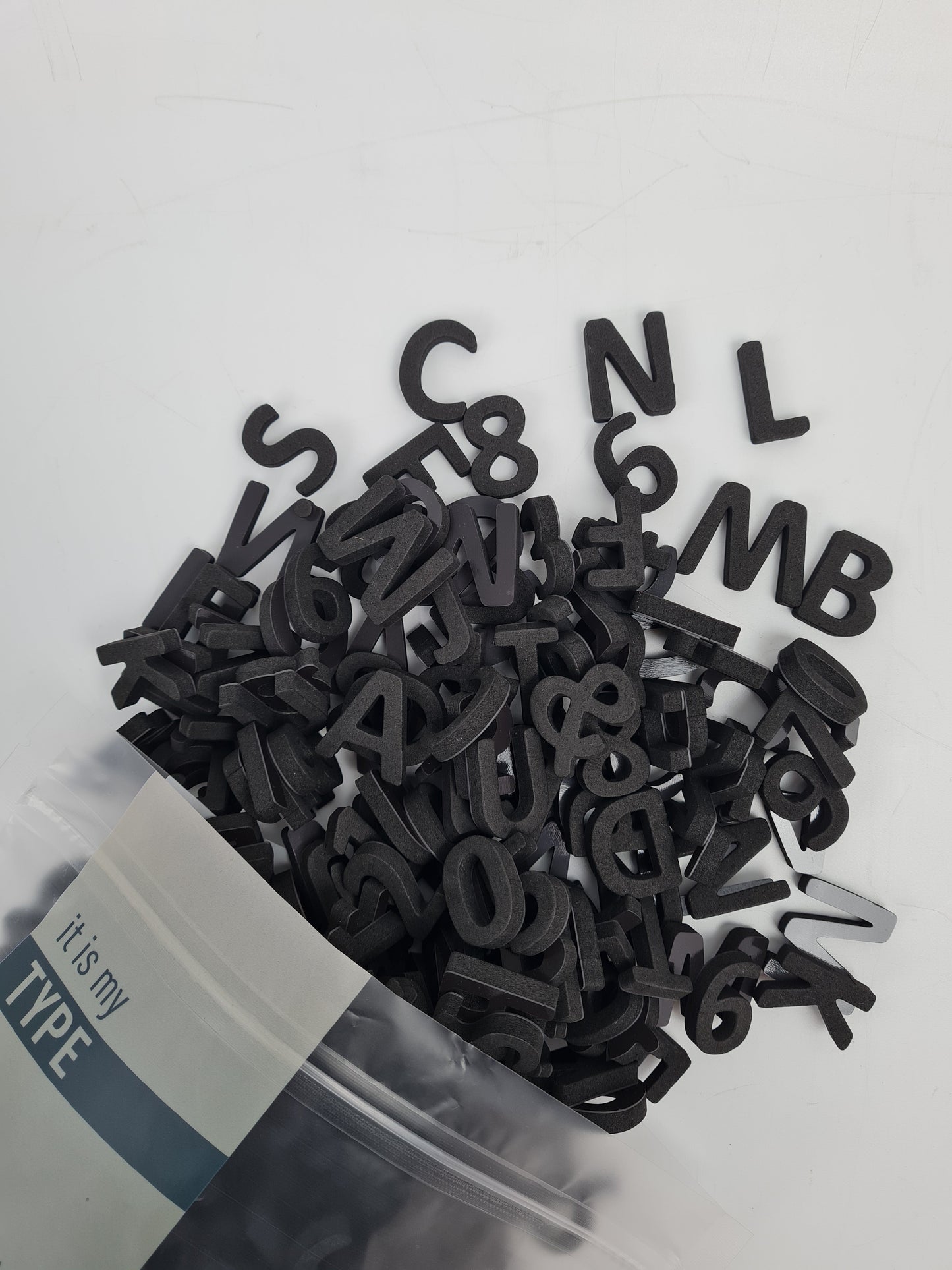 Magnetic Letter, Number & Symbol Set – Changeable Message Pack Compatible with Metal Surfaces - Otimsan Shop