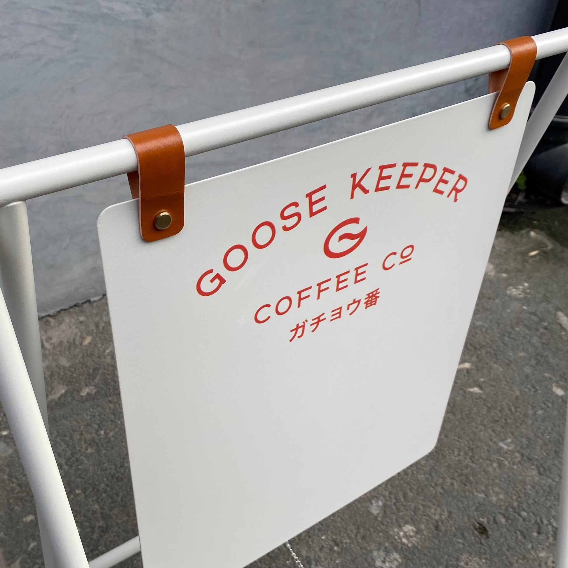 Magnetic Double-Sided Sidewalk Sign | Foldable Storefront Board with Printed Brand Logo - Otimsan Shop