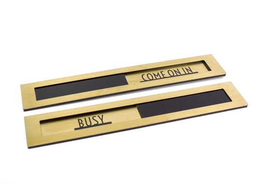 Open/Closed Sign | Sliding Door Sign for Businesses - Otimsan Shop